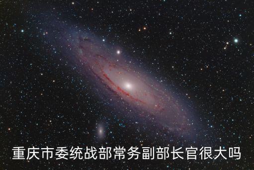重慶市委統戰部常務副部長官很大嗎