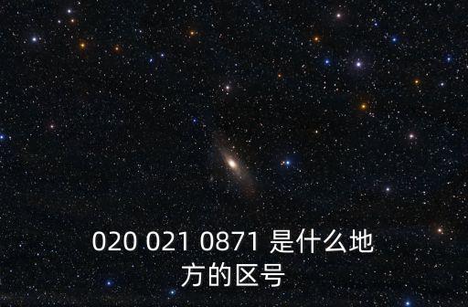 020 021 0871 是什么地方的區號