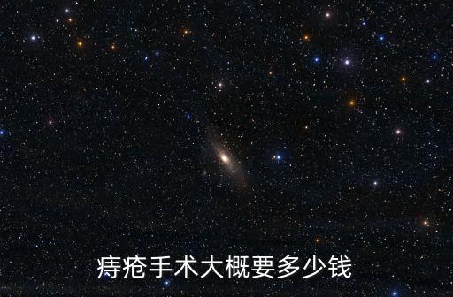 痔瘡手術大概要多少錢