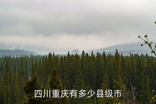 重慶市下設幾個縣，四川重慶有多少縣級市