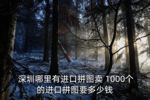  深圳哪里有進口拼圖賣 1000個的進口拼圖要多少錢