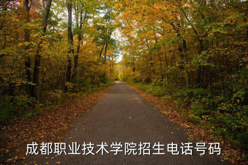 成都職業技術學院招生電話號碼