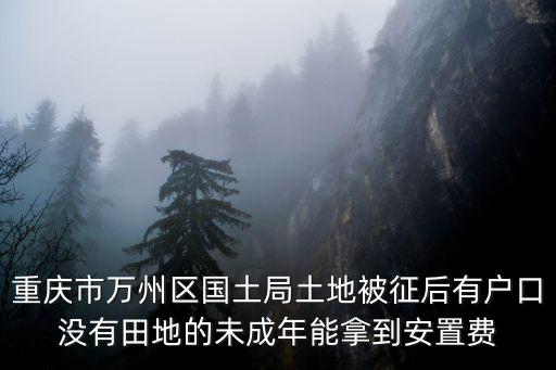 重慶市萬州區國土資源管理局，萬州區白羊國土