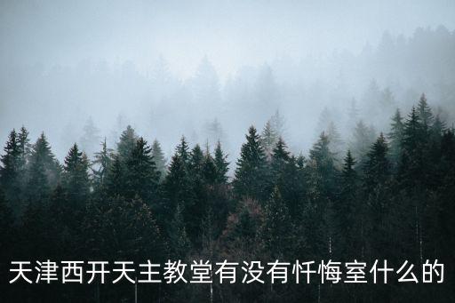 天津西開天主教堂有沒有懺悔室什么的