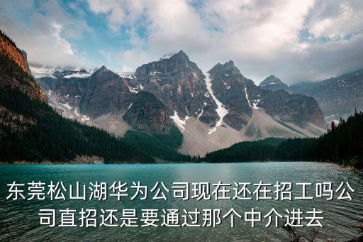 東莞招工 4500 wifi，東莞松山湖華為公司現在還在招工嗎公司直招還是要通過那個中介進去