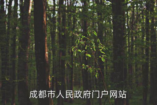 成都市人民政府門戶網(wǎng)站