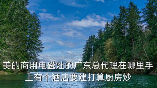 美的商用電磁灶的廣東總代理在哪里手上有個酒店要建打算廚房炒