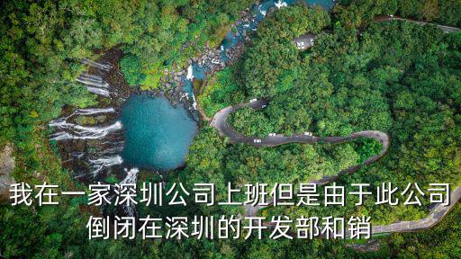 我在一家深圳公司上班但是由于此公司倒閉在深圳的開發部和銷