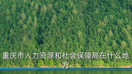 重慶市人力資源和社會保障局在什么地方