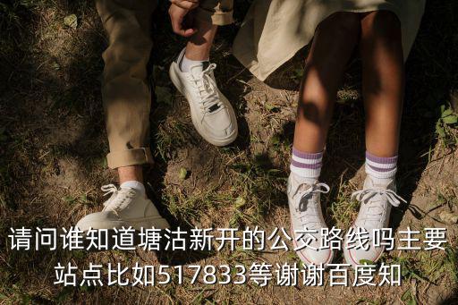 請問誰知道塘沽新開的公交路線嗎主要站點比如517833等謝謝百度知