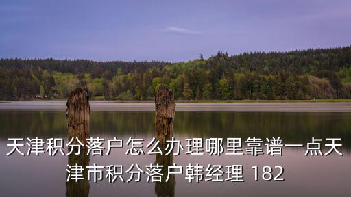 天津積分落戶怎么辦理哪里靠譜一點天津市積分落戶韓經理 182
