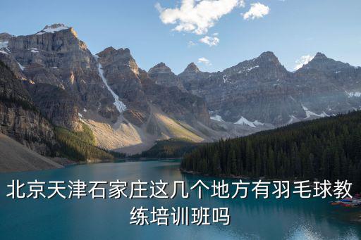 天津市暑期羽毛球培訓(xùn)班，天津有沒有少兒練習(xí)羽毛球的專業(yè)地方