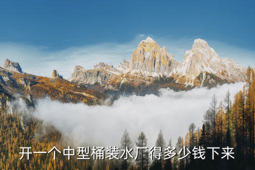 開一個中型桶裝水廠得多少錢下來