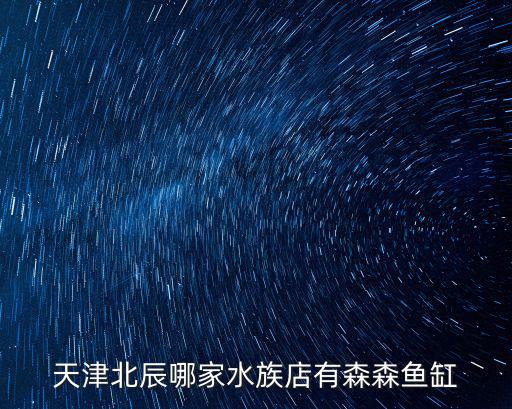 天津北辰哪家水族店有森森魚缸