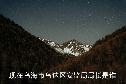 現(xiàn)在烏海市烏達(dá)區(qū)安監(jiān)局局長(zhǎng)是誰