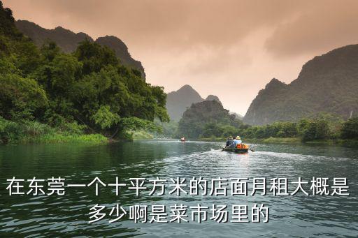 在東莞一個十平方米的店面月租大概是多少啊是菜市場里的