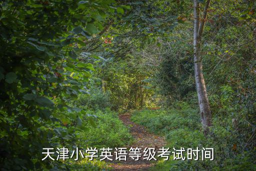 天津小學(xué)英語等級考試時間
