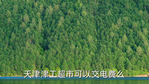 天津津工超市可以交電費么