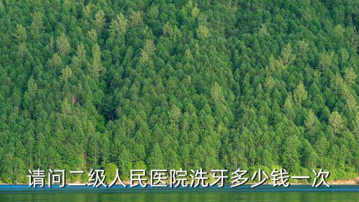請問二級人民醫院洗牙多少錢一次