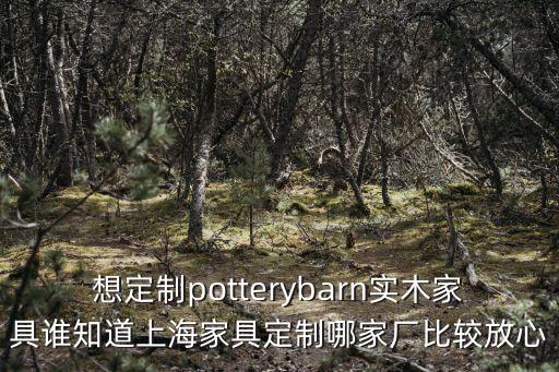 想定制potterybarn實木家具誰知道上海家具定制哪家廠比較放心