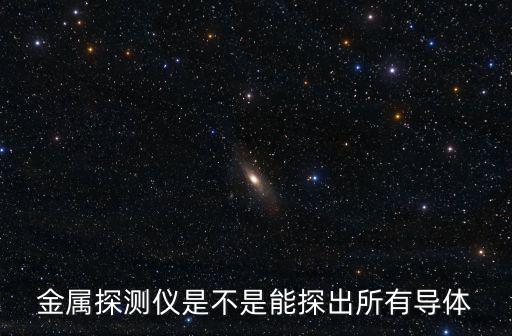 金屬探測儀是不是能探出所有導體
