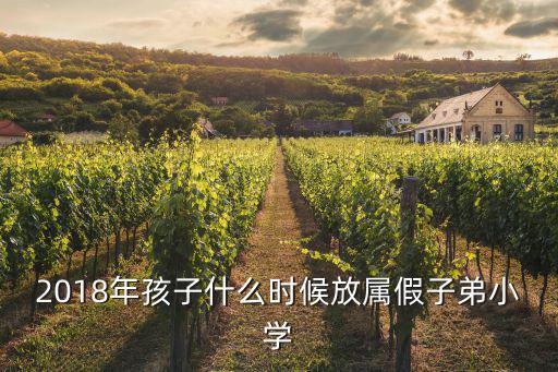 2018年孩子什么時(shí)候放屬假子弟小學(xué)