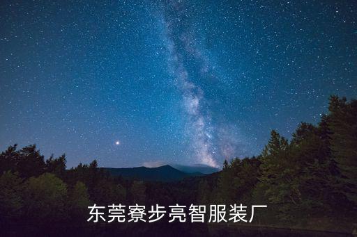 東莞寮步亮智服裝廠