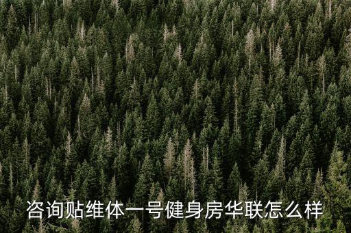 咨詢貼維體一號健身房華聯(lián)怎么樣