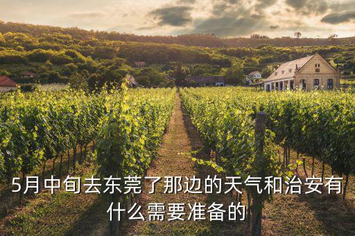 5月中旬去東莞了那邊的天氣和治安有什么需要準備的