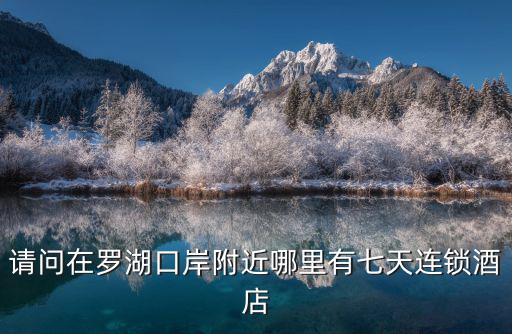 請問在羅湖口岸附近哪里有七天連鎖酒店