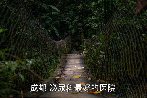 成都 泌尿科最好的醫院