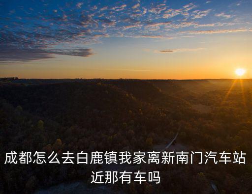 成都怎么去白鹿鎮(zhèn)我家離新南門汽車站近那有車嗎