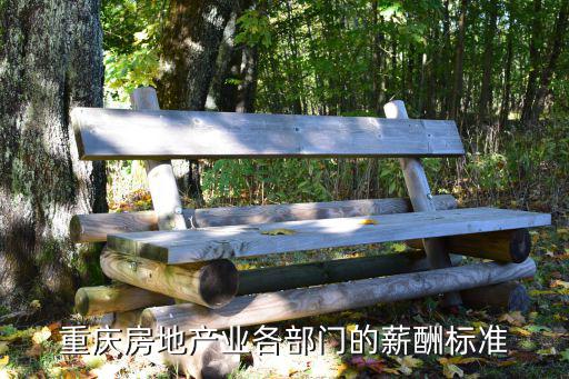 重慶房地產業各部門的薪酬標準