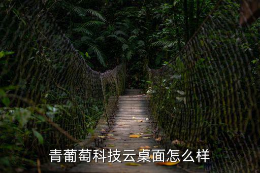 青葡萄科技云桌面怎么樣