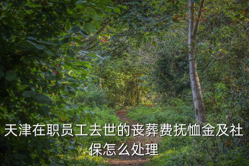 天津市 在職 人員死亡 社保減少，在職去逝社保一次性補助生活費多少錢