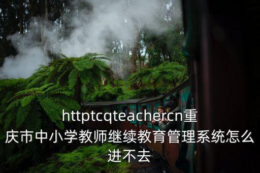 httptcqteachercn重慶市中小學教師繼續教育管理系統怎么進不去