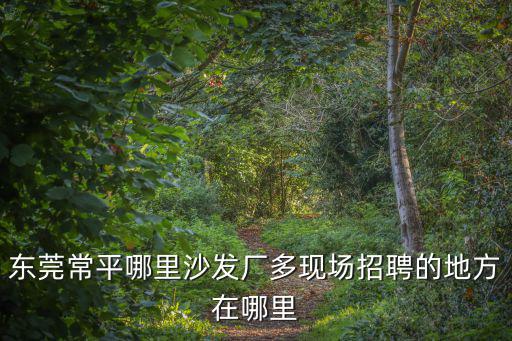 東莞常平哪里沙發(fā)廠多現(xiàn)場招聘的地方在哪里