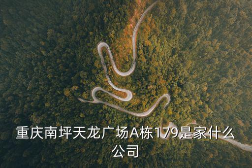 重慶南坪天龍廣場A棟179是家什么公司