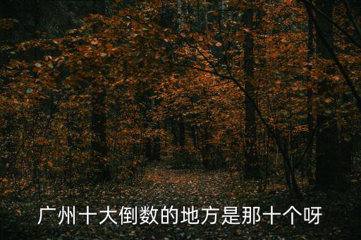 廣州 十里春園，廣州十大倒數(shù)的地方是那十個呀