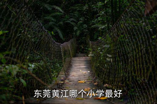 東莞黃江哪個小學最好