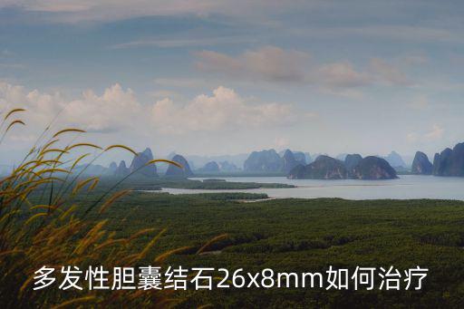 多發(fā)性膽囊結(jié)石26x8mm如何治療