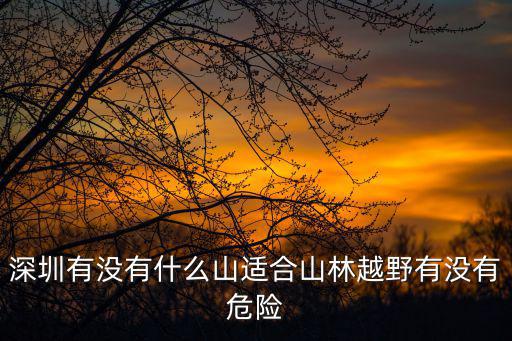 深圳有沒(méi)有什么山適合山林越野有沒(méi)有危險(xiǎn)