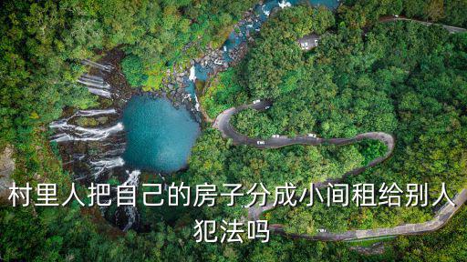 上海市城管換裝，村里人把自己的房子分成小間租給別人犯法嗎