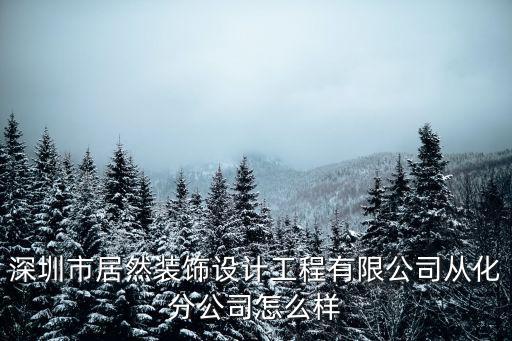深圳市居然裝飾，深圳市居然裝飾設(shè)計工程有限公司從化分公司怎么樣