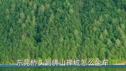 東莞橋頭到佛山禪城怎么坐車