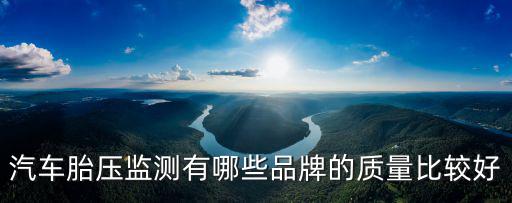 汽車胎壓監測有哪些品牌的質量比較好
