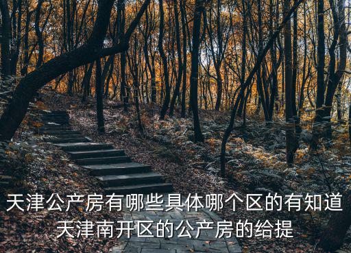 天津公產(chǎn)房有哪些具體哪個區(qū)的有知道天津南開區(qū)的公產(chǎn)房的給提