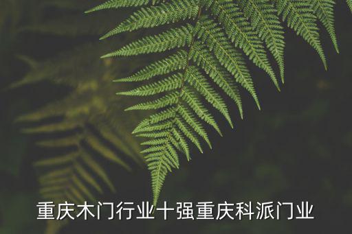 重慶市10大門業，重慶木門行業十強重慶科派門業