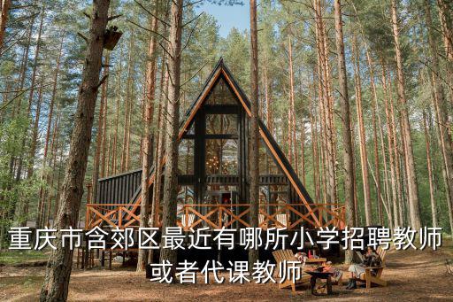 重慶市星光學校招聘，重慶市含郊區最近有哪所小學招聘教師或者代課教師