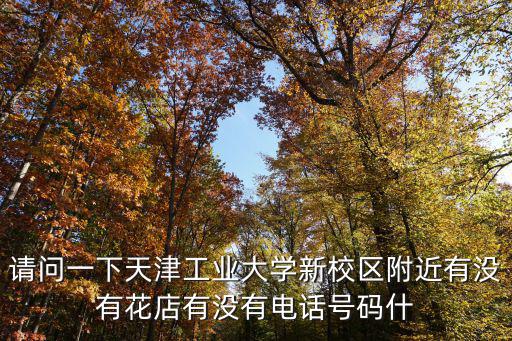 請問一下天津工業大學新校區附近有沒有花店有沒有電話號碼什